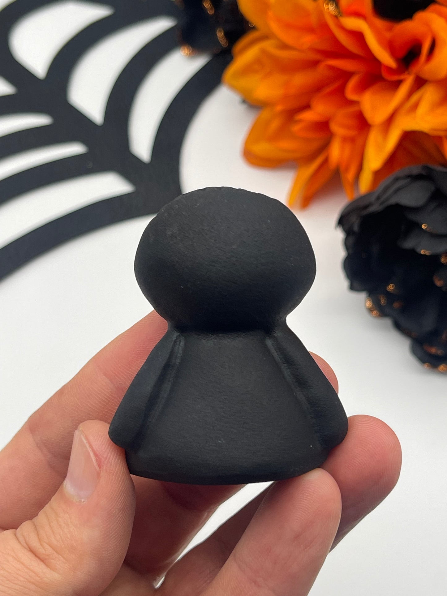 Black Obsidian Voodoo Doll Carving