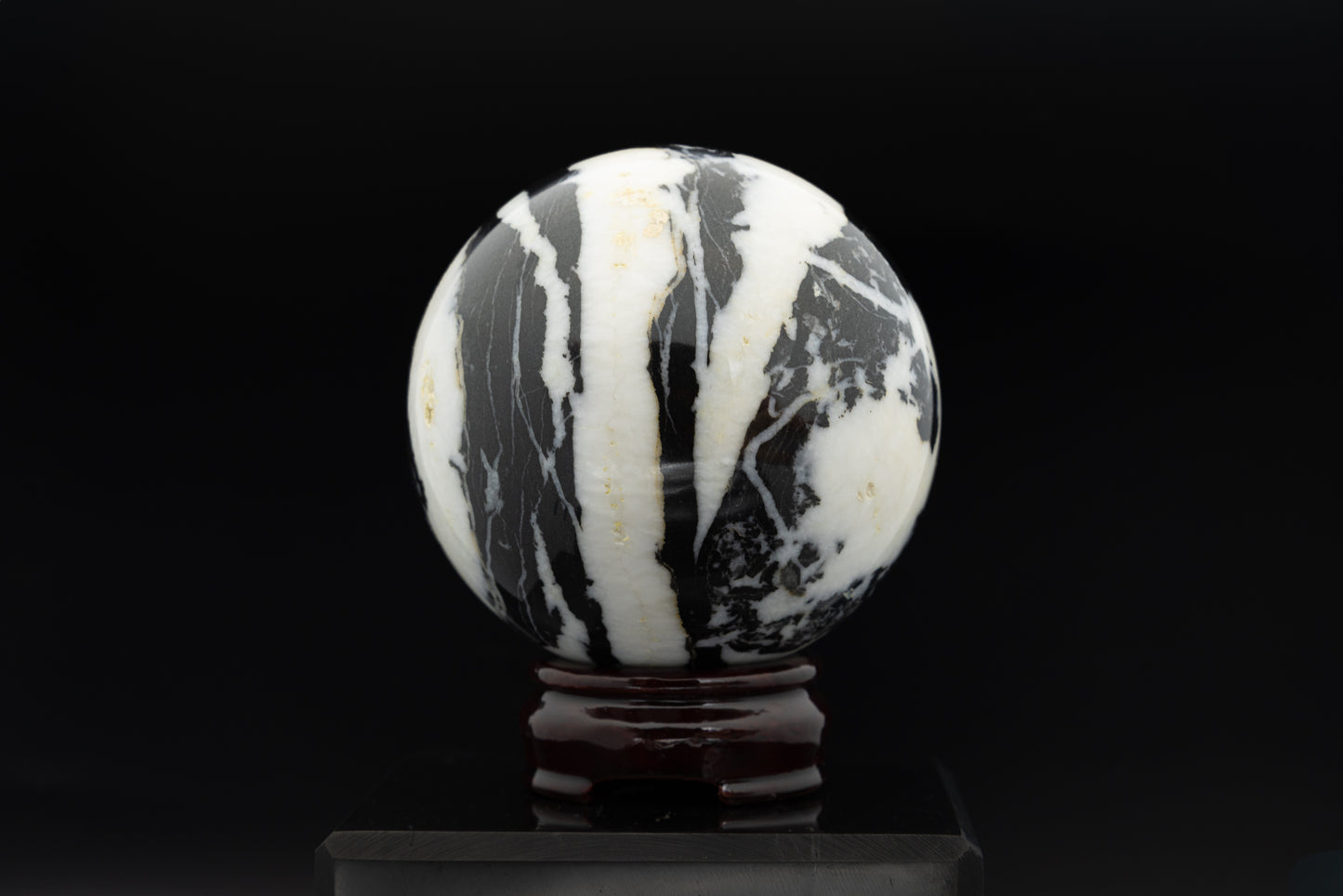 White Buffalo Turquoise Sphere