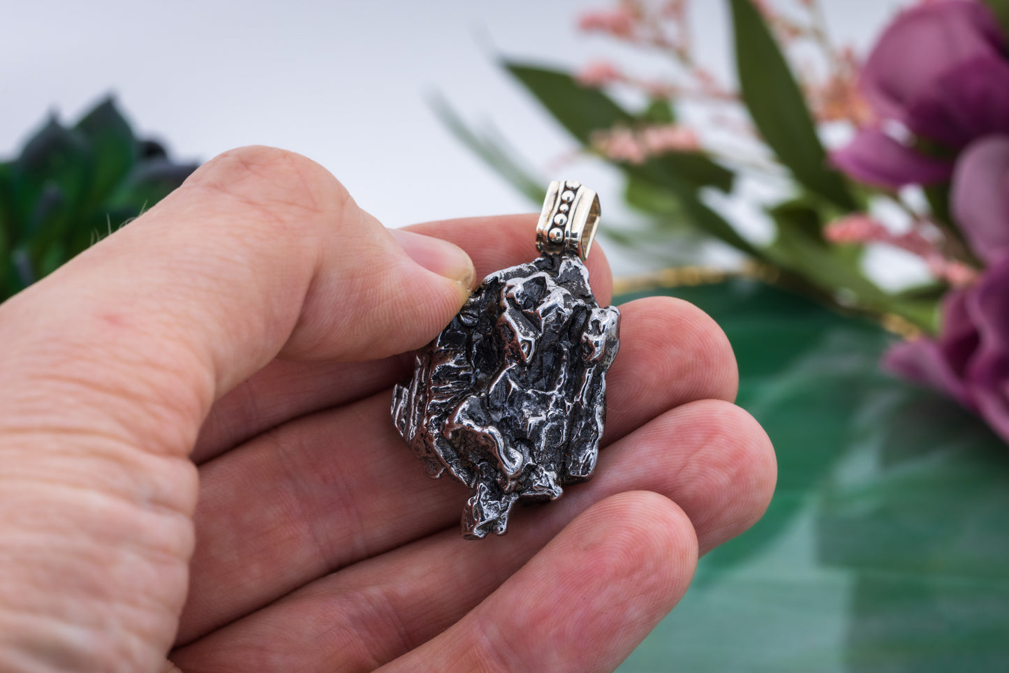 Campo de Cielo Meteorite Pendant