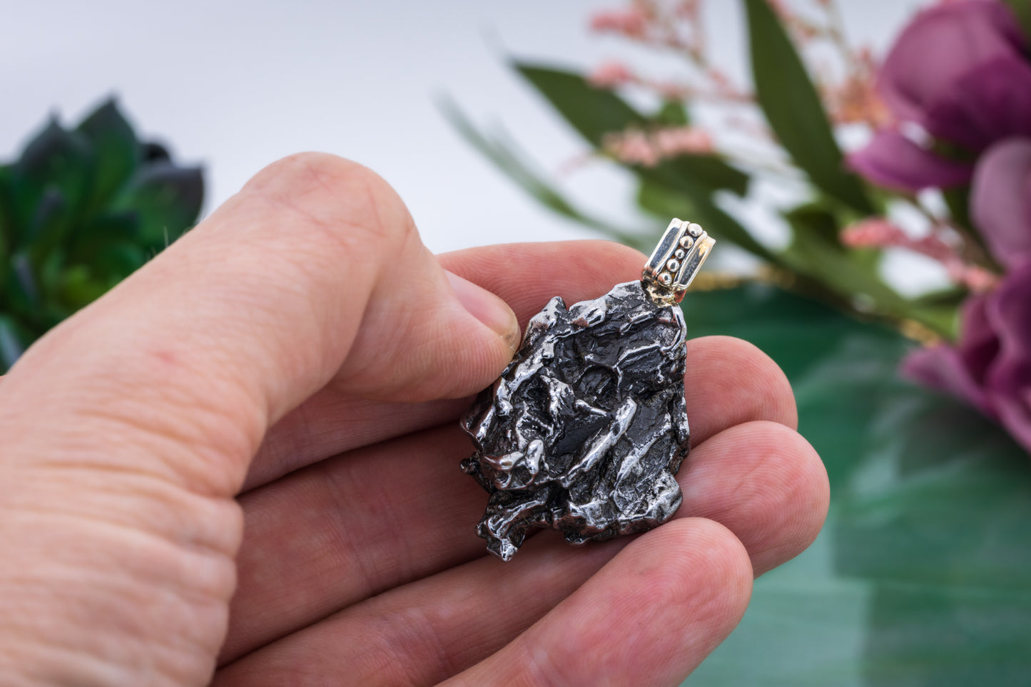 Campo de Cielo Meteorite Pendant