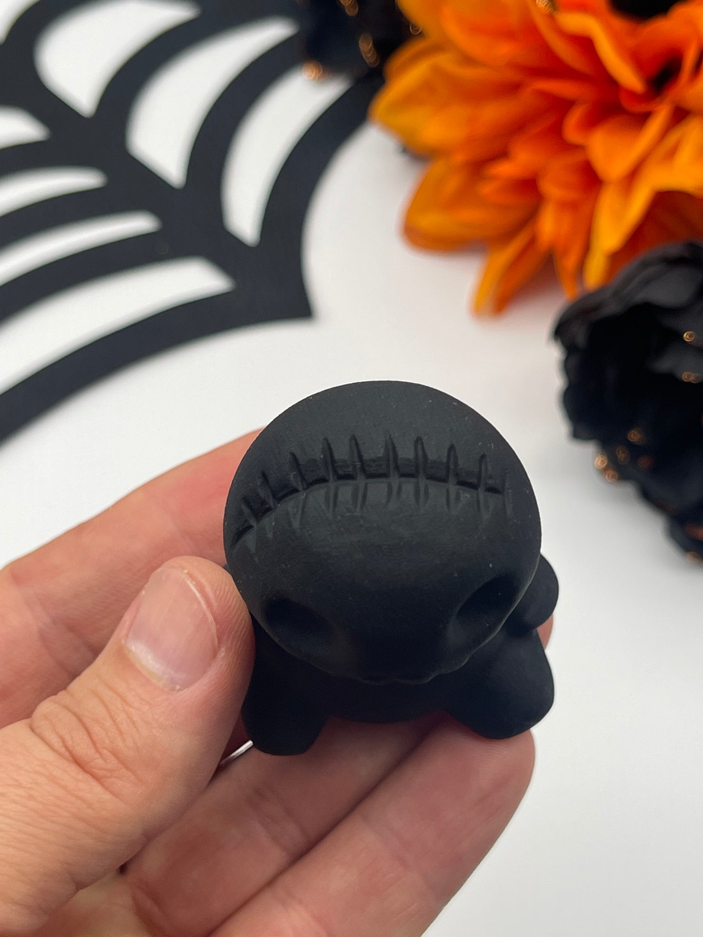 Black Obsidian Voodoo Doll Carving