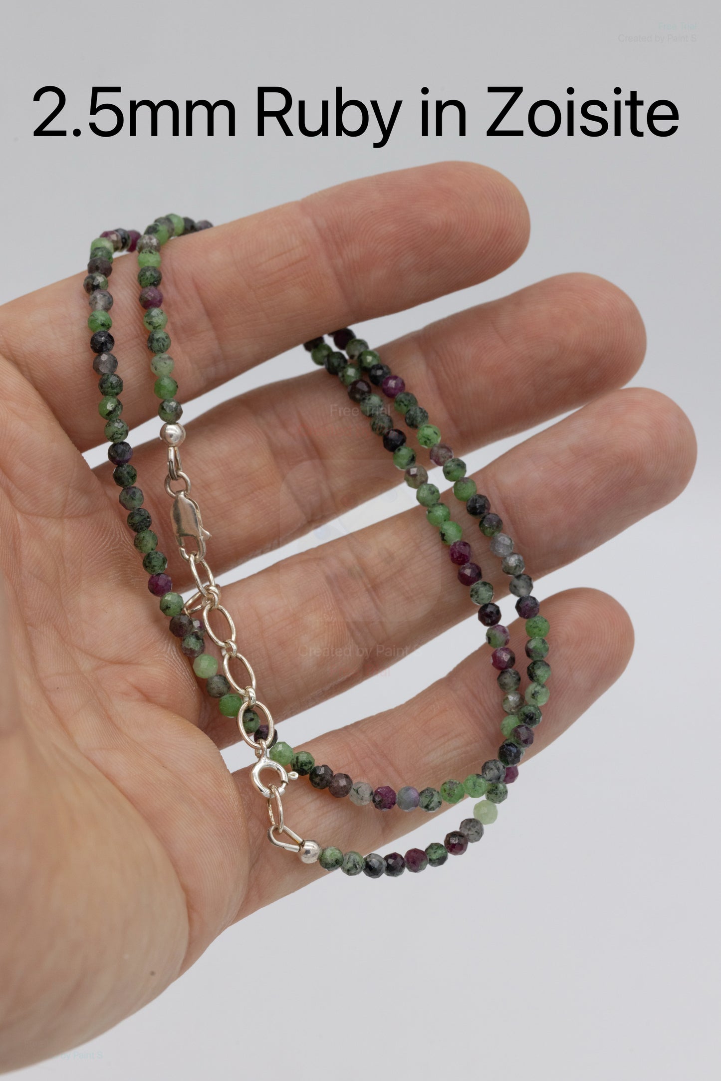 Adjustable Length Beaded Chain (click to see different materials)