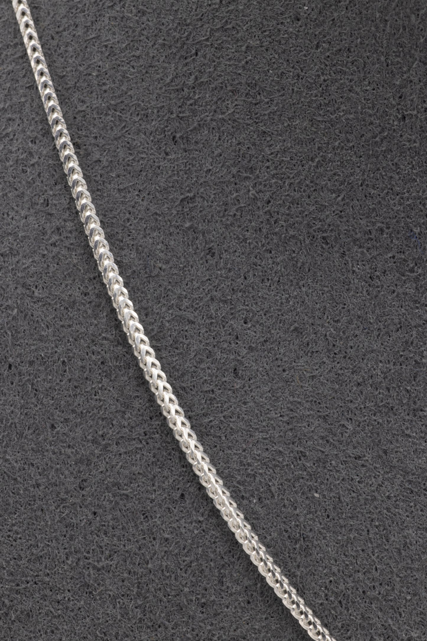 Adjustable Length Franco .925 Sterling Silver Chain