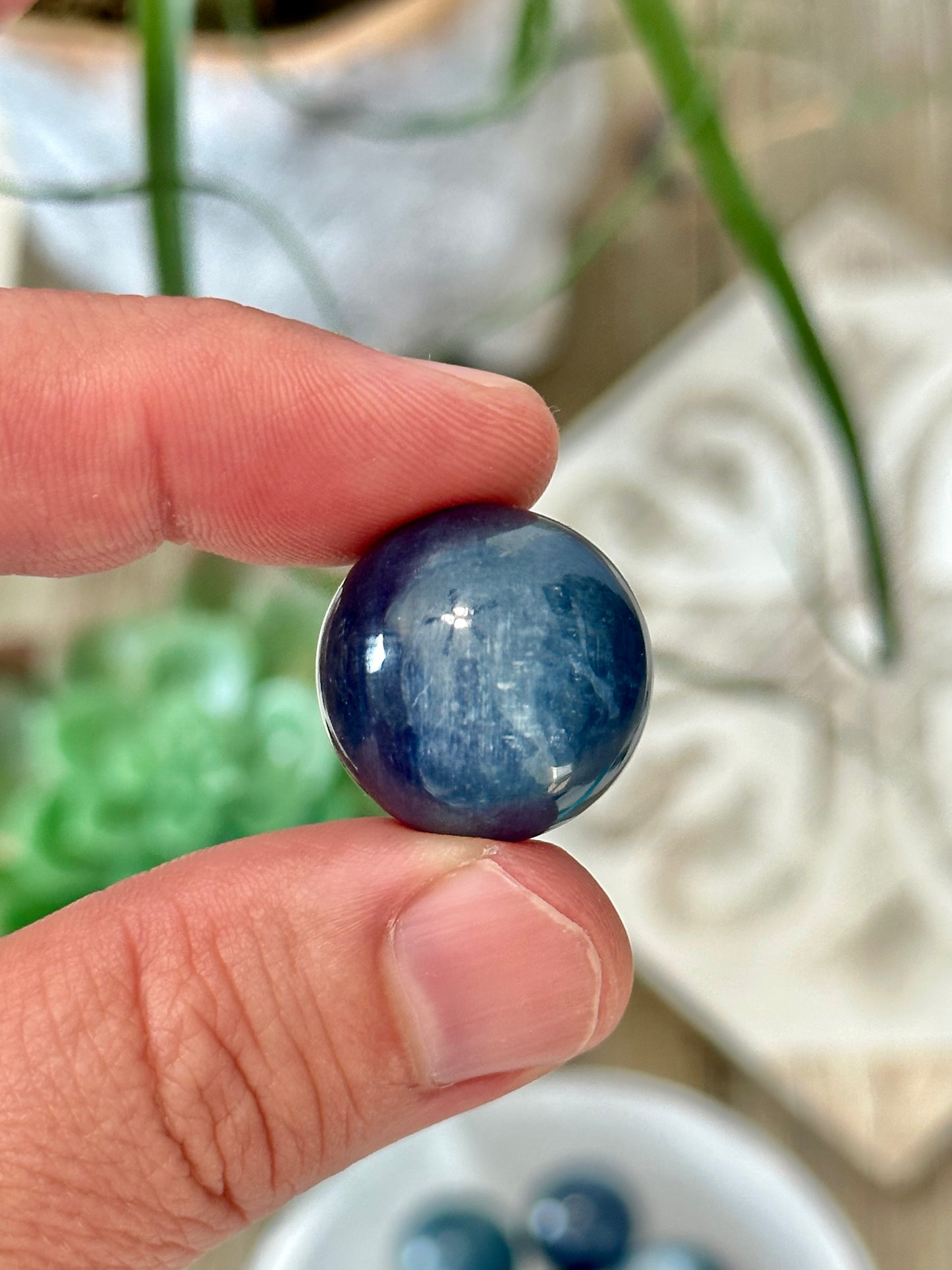 High Quality, Blue Kyanite Mini Spheres