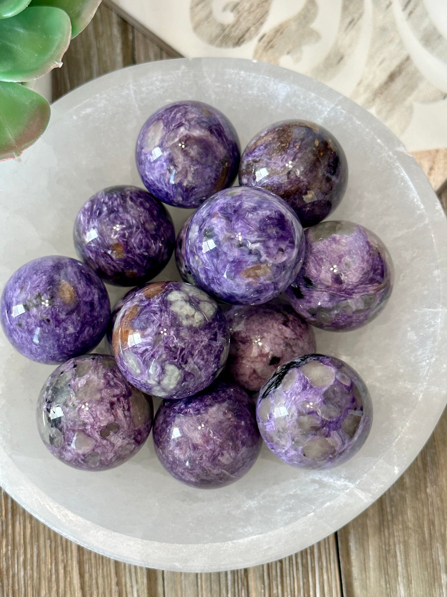Small Charoite Sphere