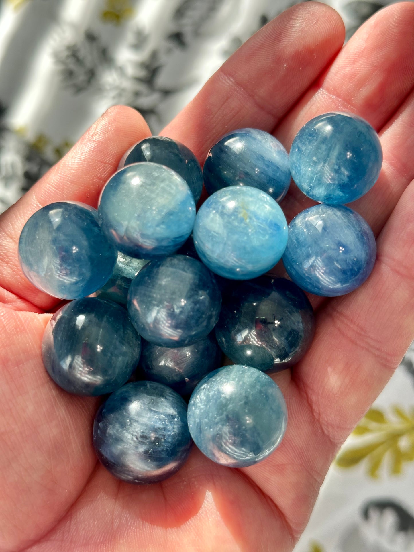 High Quality, Blue Kyanite Mini Spheres