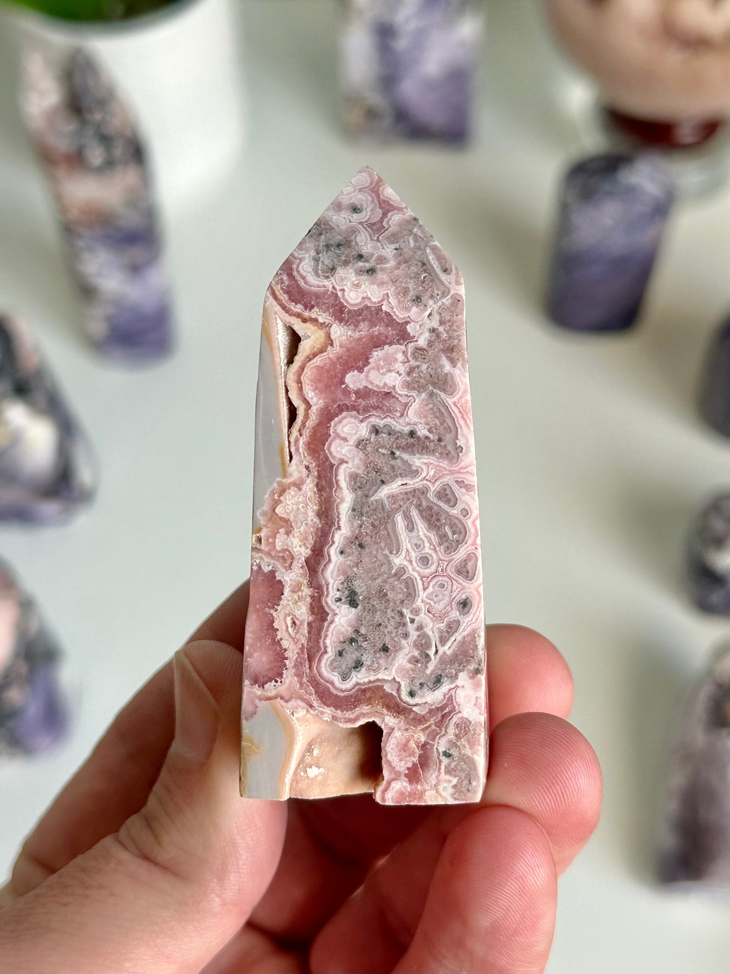 AAA Rhodochrosite Obelisk Tower, Argentina