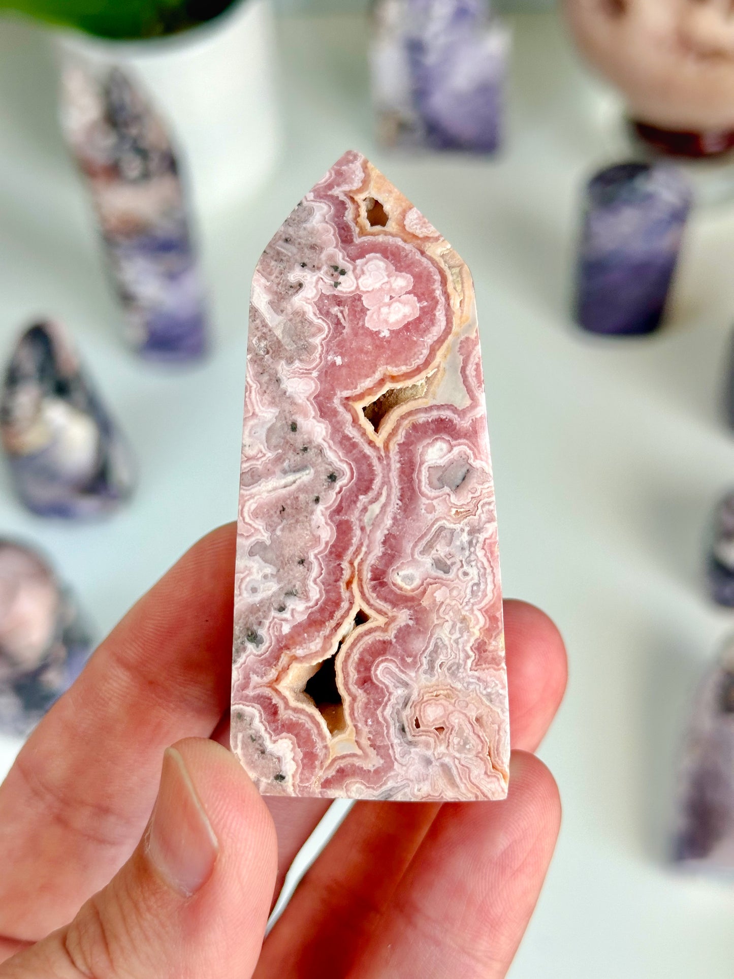 AAA Rhodochrosite Obelisk Tower, Argentina