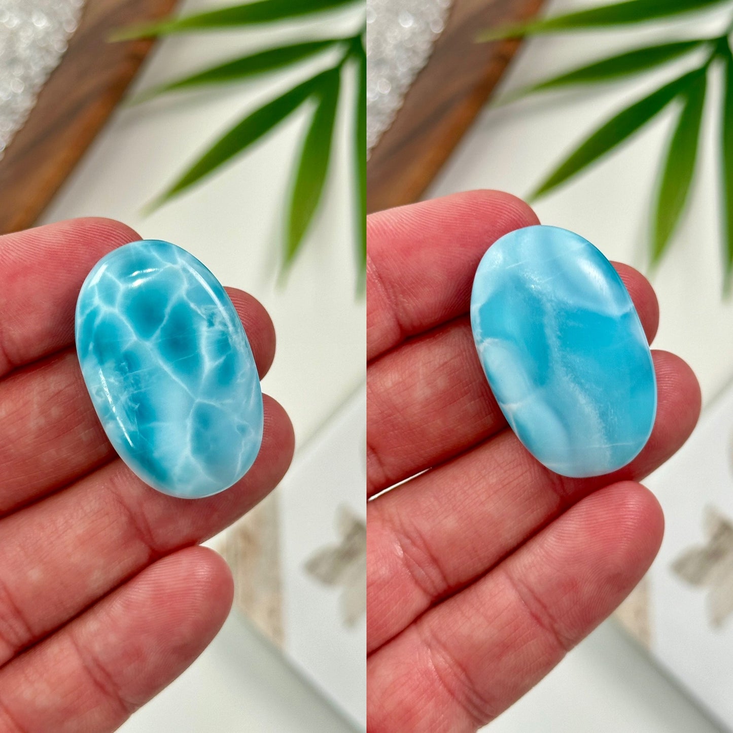 AA Larimar Palm Stones