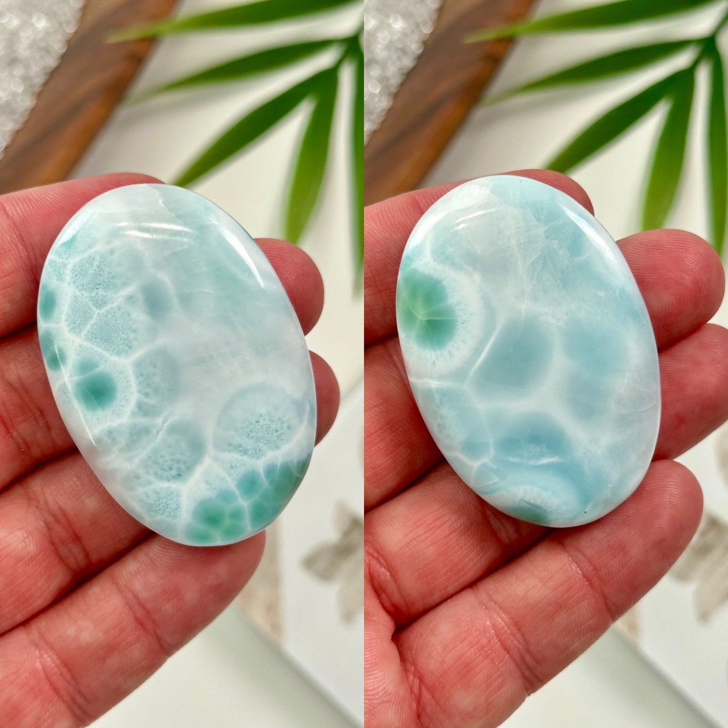 AA Larimar Palm Stones