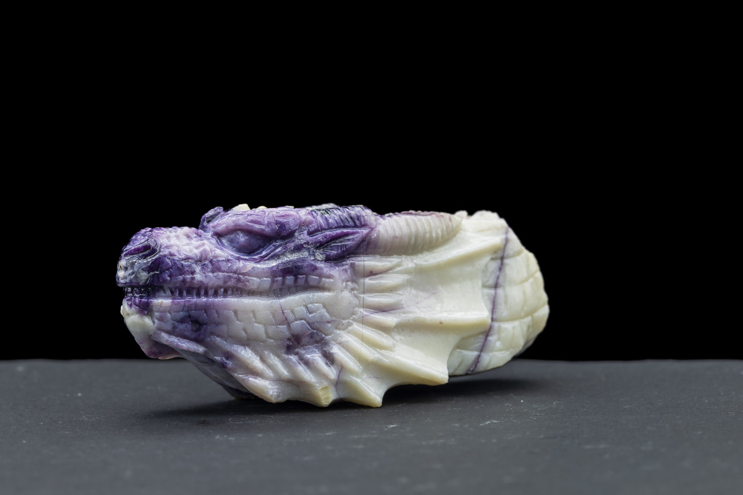 Tiffany Stone Dragon Carving