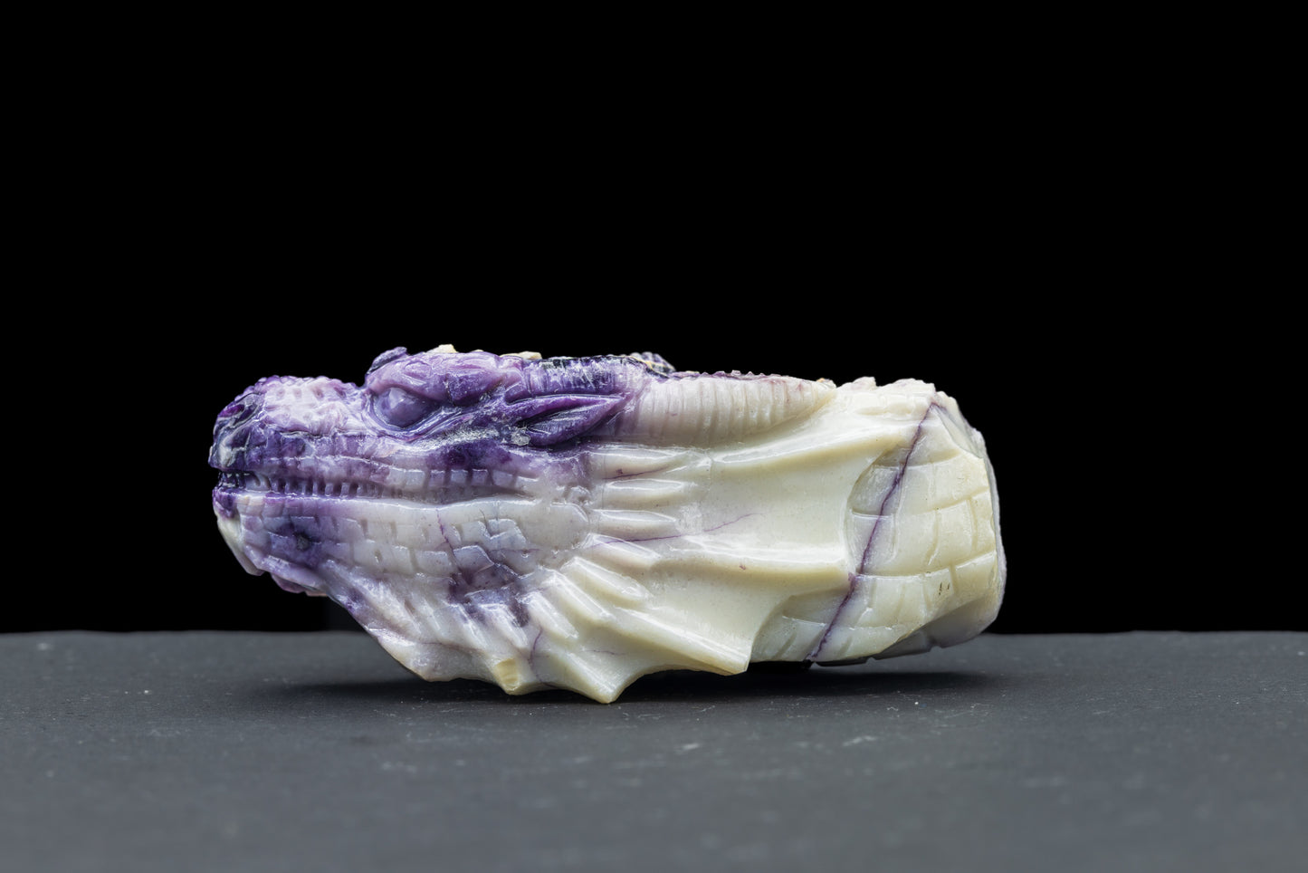 Tiffany Stone Dragon Carving