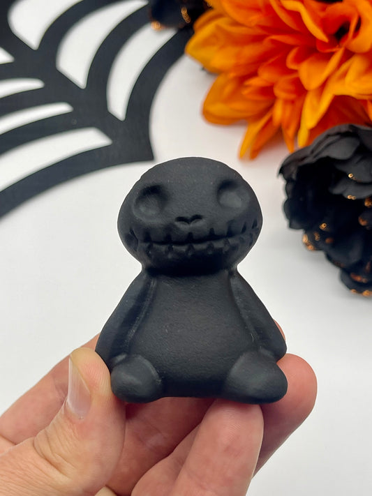 Black Obsidian Voodoo Doll Carving