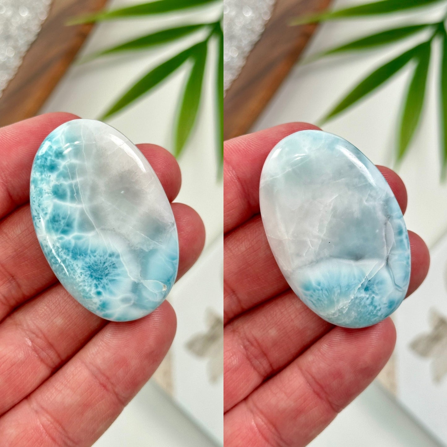 AA Larimar Palm Stones