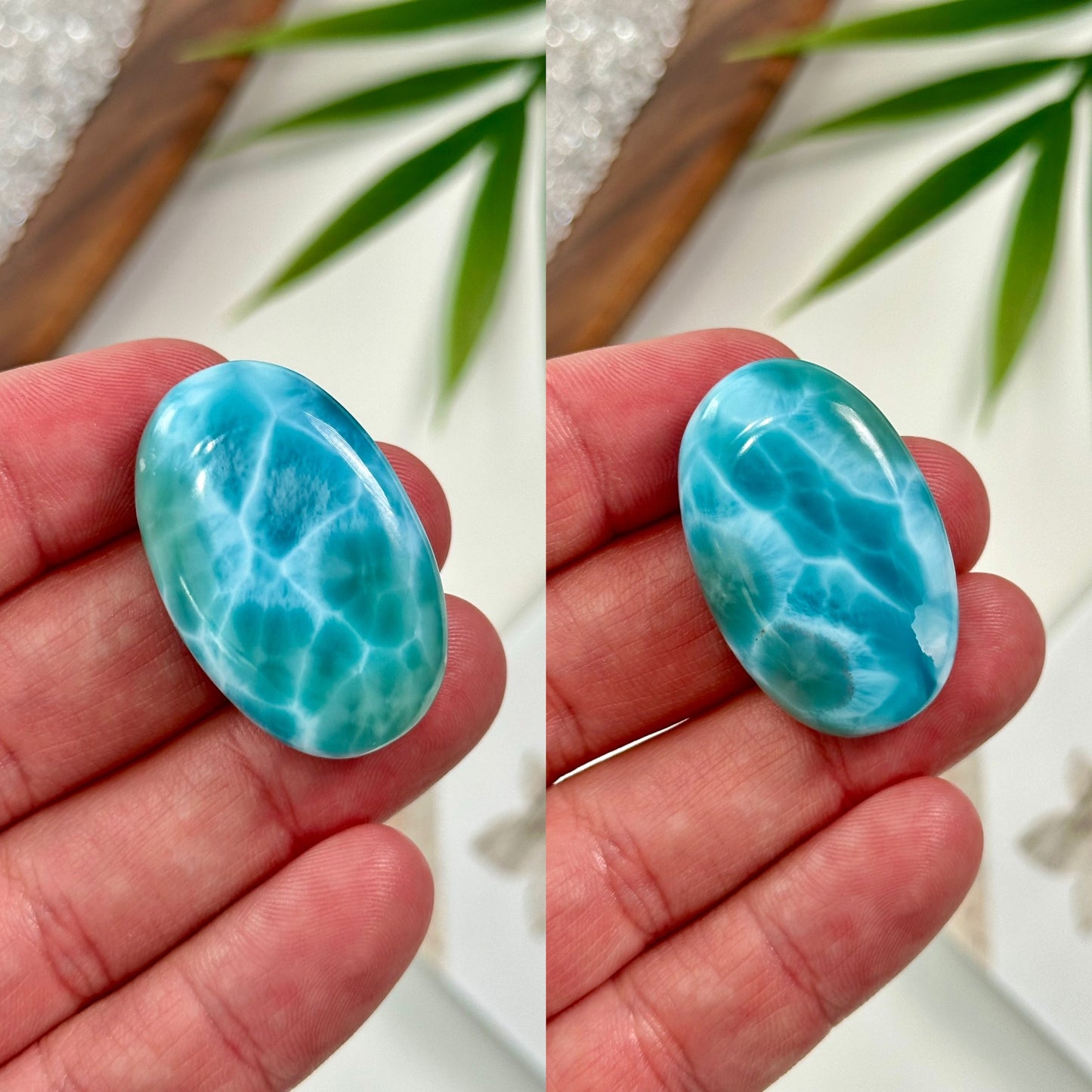 AA Larimar Palm Stones