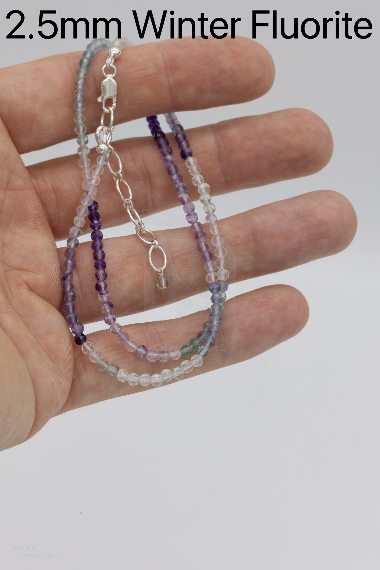 Adjustable Length Beaded Chain (click to see different materials)