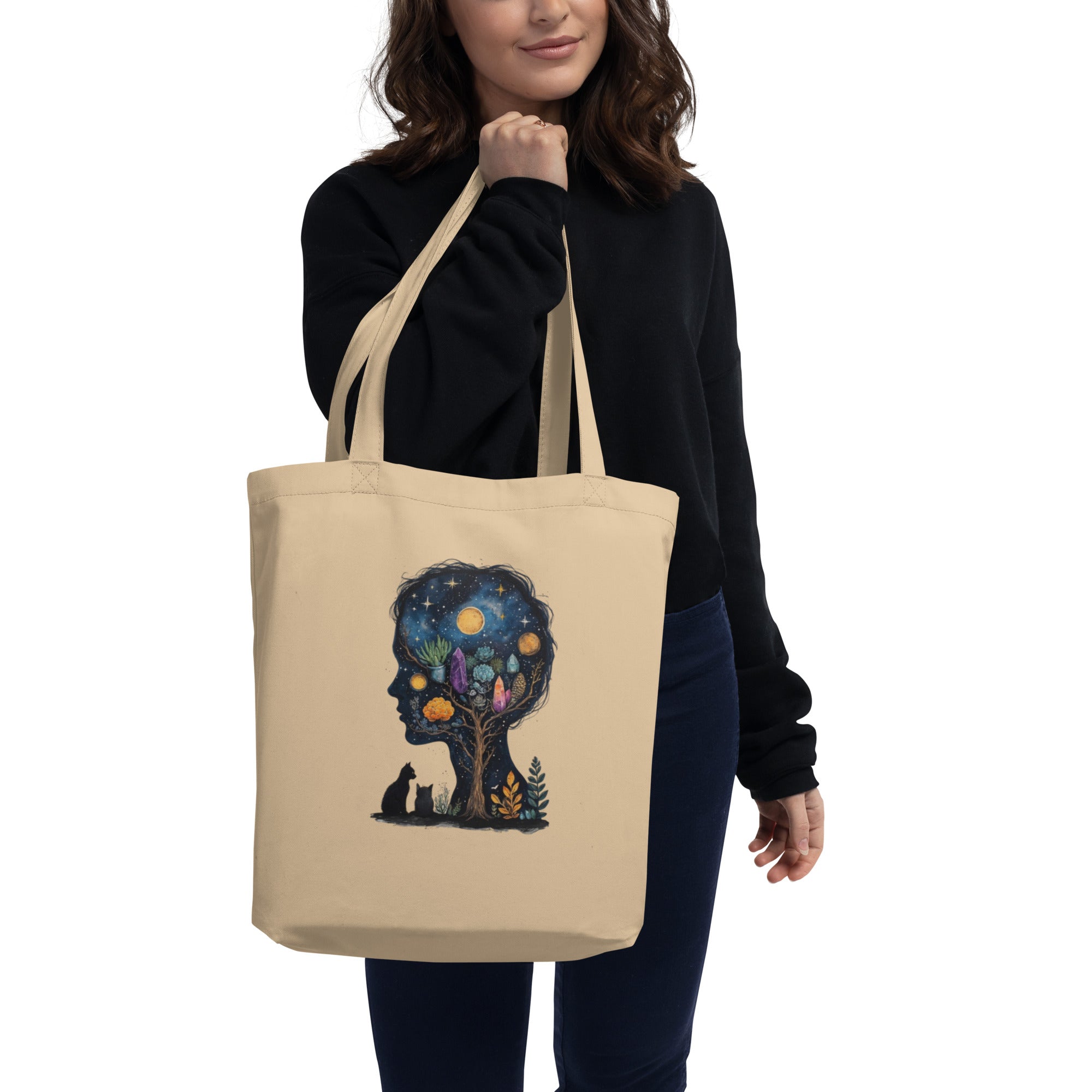 Crystal Girly Eco Tote Bag – Gold Digger Traders