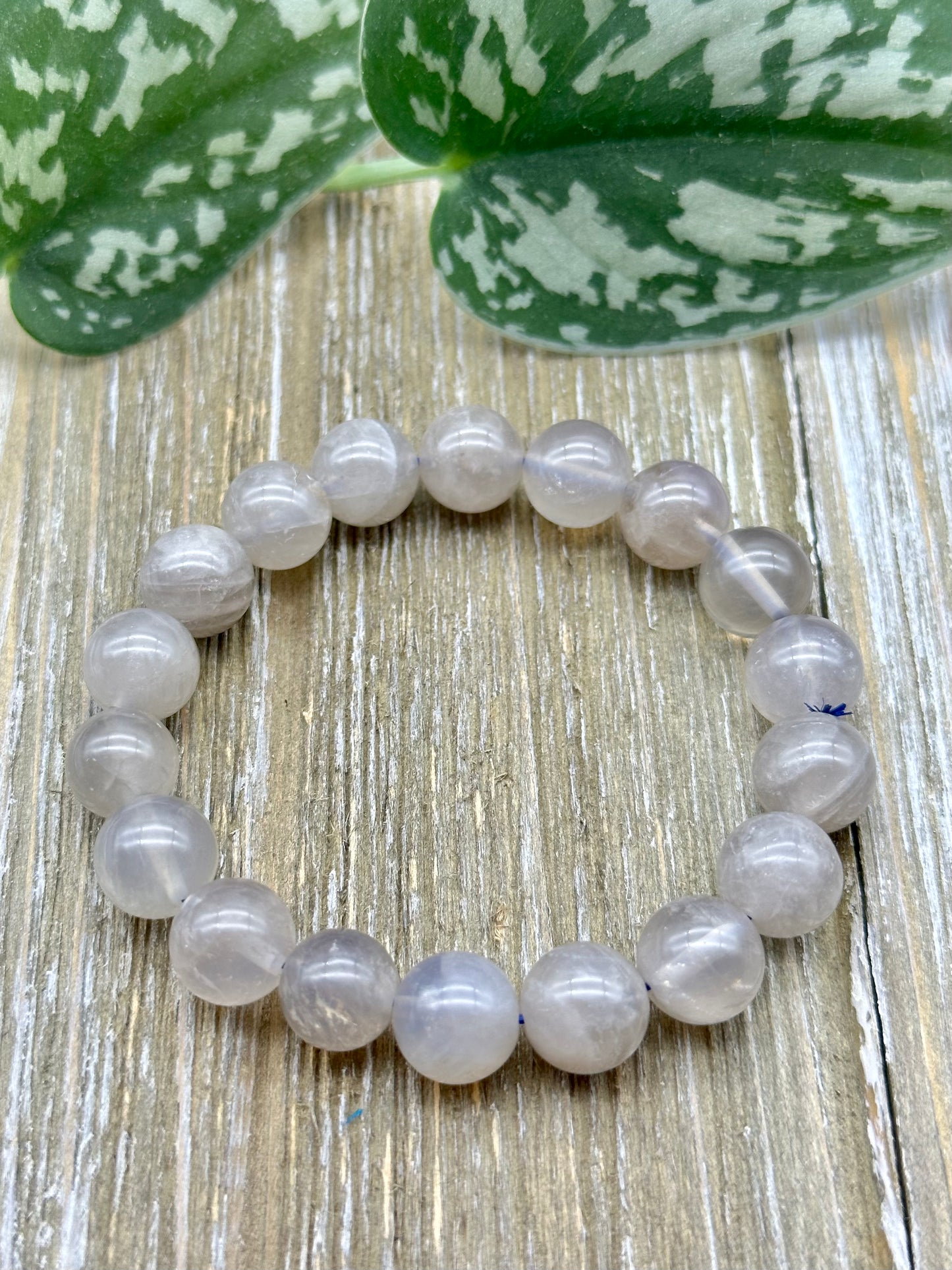 8-9mm Blue Rose Quartz Stretch Bracelet