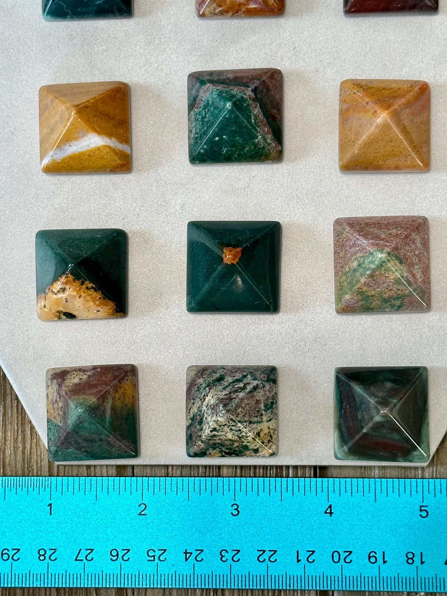 1 Inch Mini Ocean Jasper Pyramid