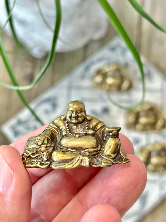 Mini Brass Buddha Figure